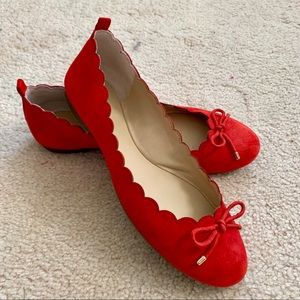 Land’s End Scallop Ballet Flats